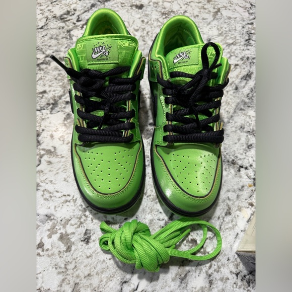 Nike Shoes - Nike x Powerpuff Girls “Buttercup” SB Dunk Low